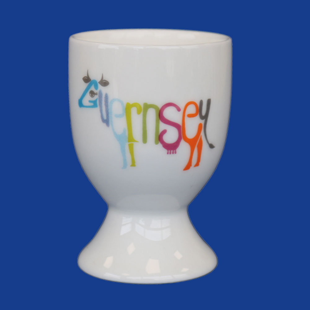 Guernsey Word Egg Cup by Jill Vaudin